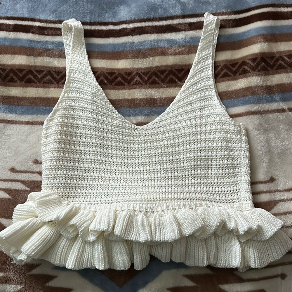 Beautiful new crochet style top